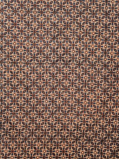 Ajrak Rustic Blossom | Handcrafted Cotton Fabric