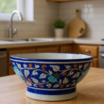 Garden Majesty Floral Ceramic Serving Bowl