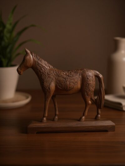 Regal Rosemane | Handcrafted Lion or Horse Figurine for Home Décor