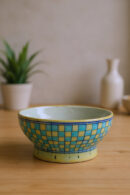 Ocean Flora Artistic Ceramic Bowl