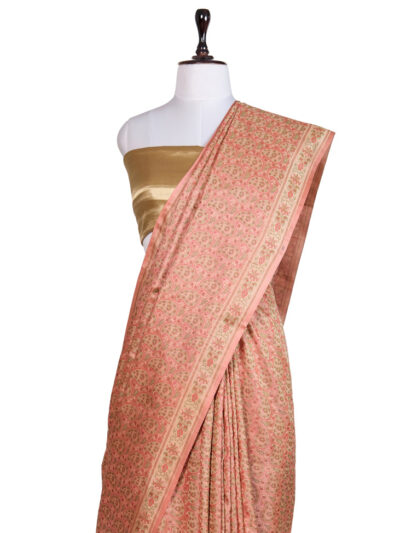 Aangan Phool Saree | Handwoven Banarasi Silk Saree