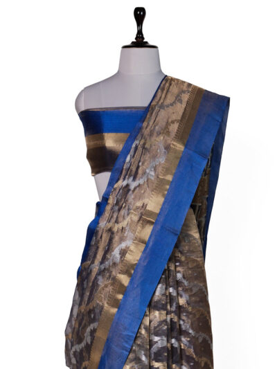 Neel Tara Saree | Handwoven Banarasi Silk Saree