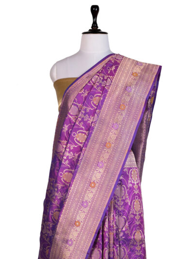 Chaand Sa Rang Saree | Handwoven Banarasi Silk Saree
