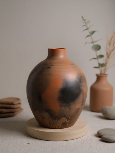 Earthen Glow Terracotta Vase