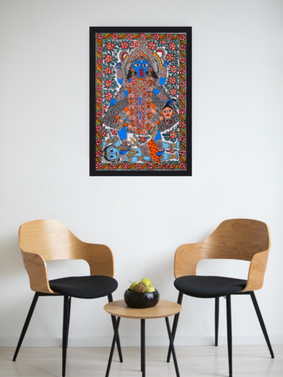 Mother of the World – Jagat Janani Madhubani Artistic Painting