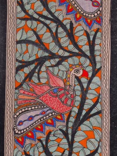 Peacock of Life – Jeevan ka Mayur Madhubani Artistic Painting