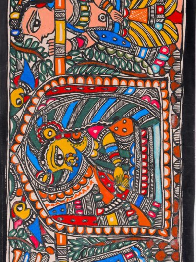 Bidaai Madhubani Painting – Emotional Moment of Wedding Rituals