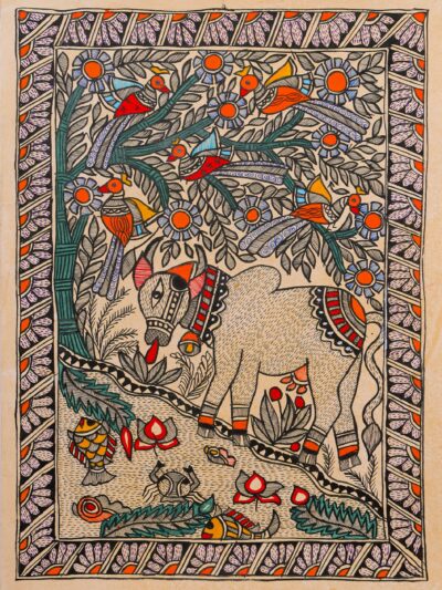 Village Birds – Pakshi Gram Madhubani Painting