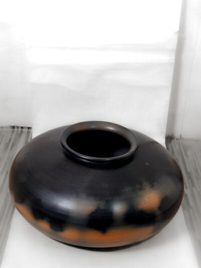 Handcrafted Ember Horizon Terracotta Vase – Earthenware Décor