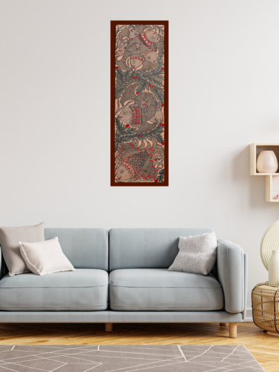 Sahaj Jeevan Madhubani Decorative Painting – Handcrafted Artistic Accent