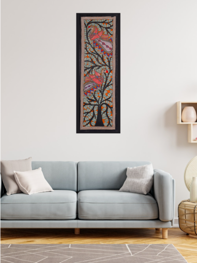 Peacock of Life – Jeevan ka Mayur Madhubani Artistic Painting