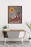 Vanshi ki Baat Decorative Painting – Handcrafted MAdhubani Artistic Accent