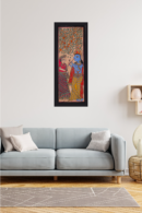 Prem Raag – Radha Krishna Love Madhubani Wall Décor