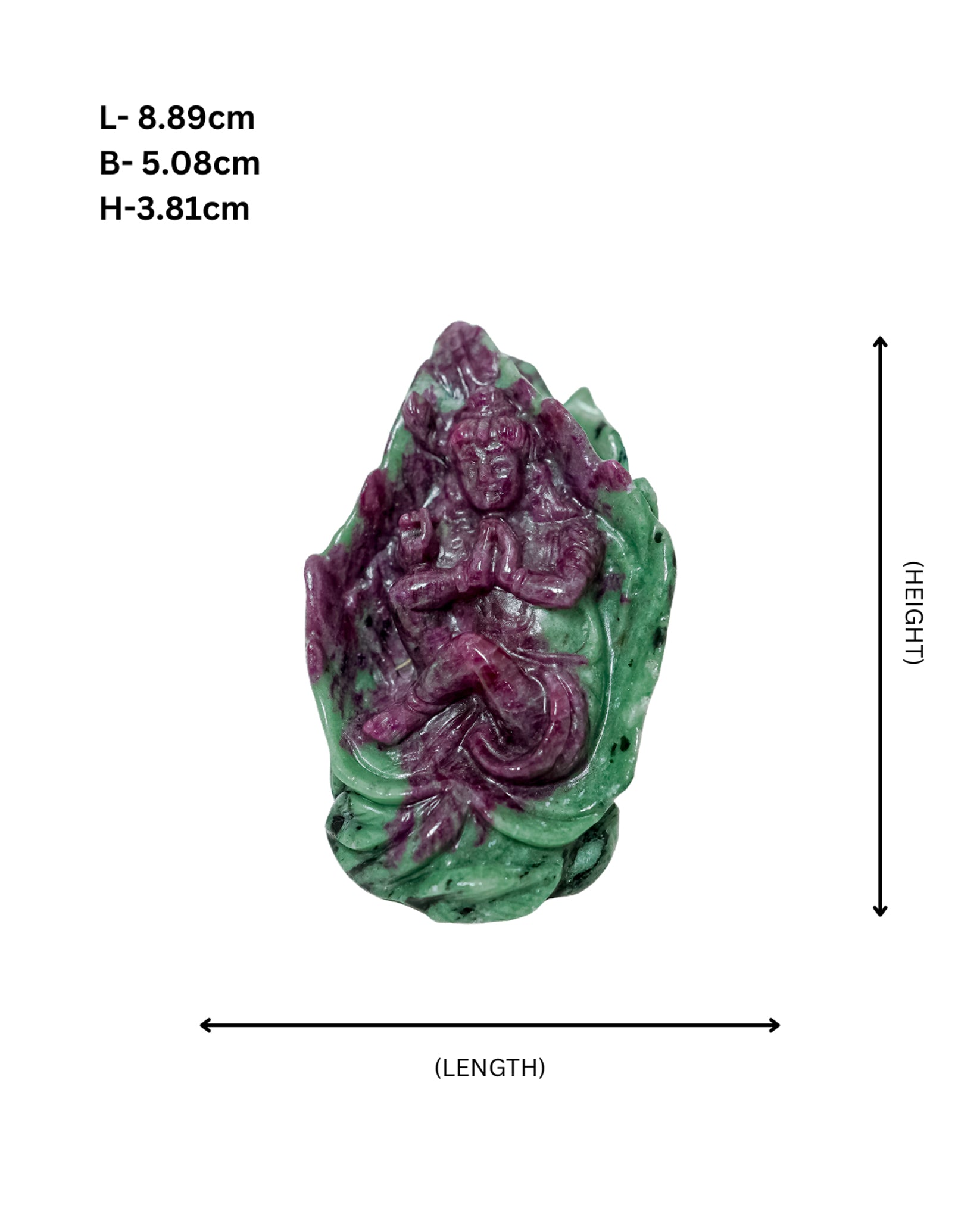 Ruby Zoisite Krishna Figurine – Feng Shui & Energy Décor