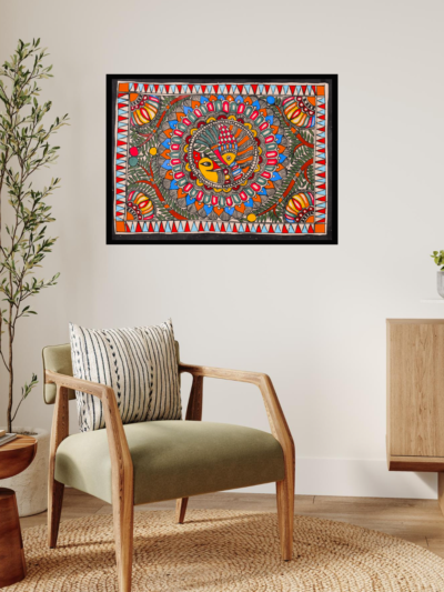 Prakriti Raga – Madhubani Painting of Nature’s Melody