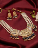 Meherbaan Thewa Pearl Cascade Festive Jewellry Necklace