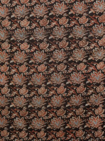 Ajrak Midnight Blossom | Handcrafted Ajrak Fabric