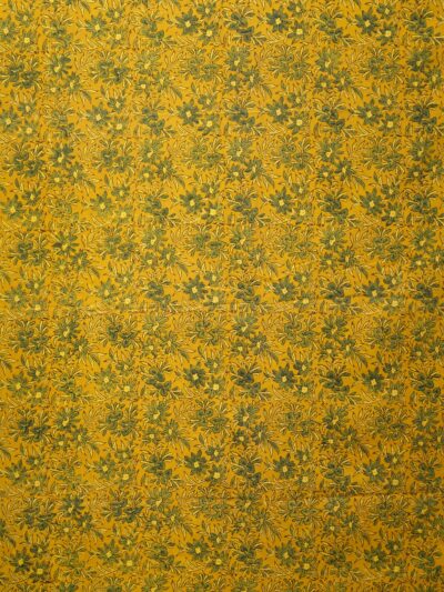 Ajrak Marigold Leaf | Handcrafted Ajrak Fabric