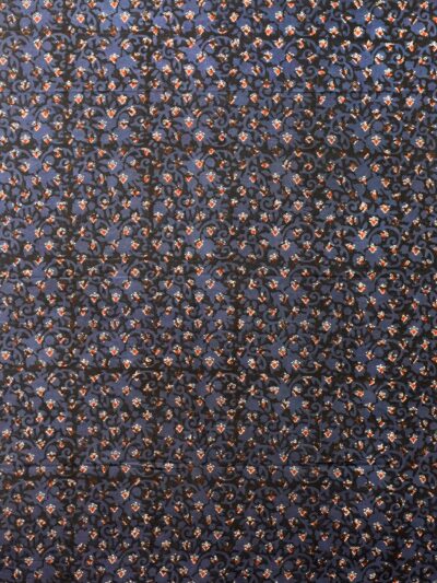 Ajrak Twilight Vine | Handcrafted Ajrak Fabric