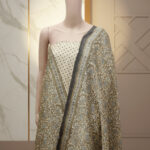 Traditional Gulmohar Ajrak | Handwoven Heritage Suit