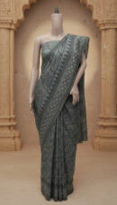 Heritage Waves | Handwoven Ajrak Saree