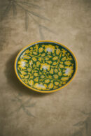 Rustic Lotus Bloom Handmade Decorative Ceramic Plate