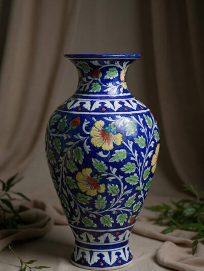 Multicolor Floral Majesty Vase | Handcrafted Decorative Floral Vase