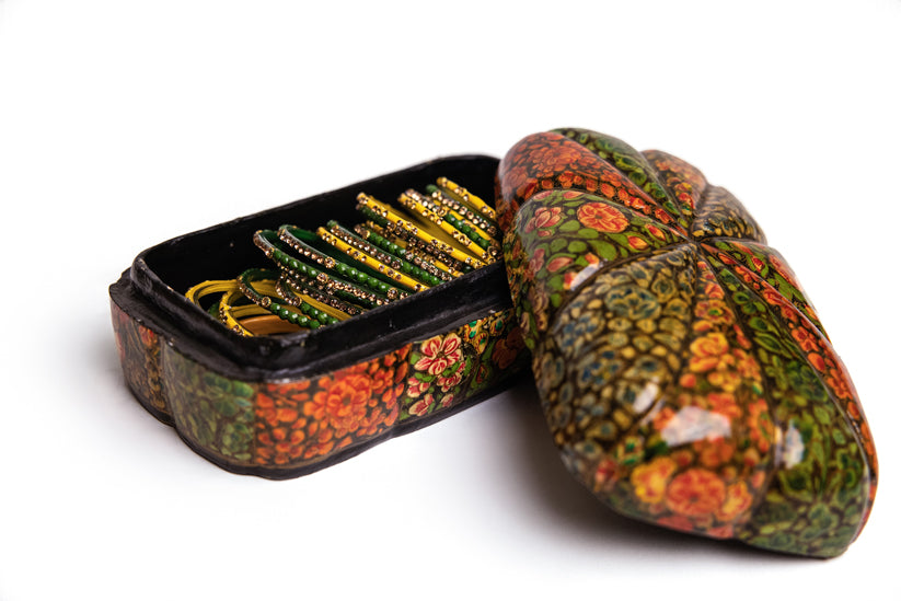 Forest Bloom Bangle Keeper | Handcrafted Jewelry Organizer for Bangles