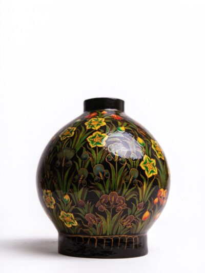 Midnight Garden Vase | Handcrafted Floral-Inspired Decorative Vase