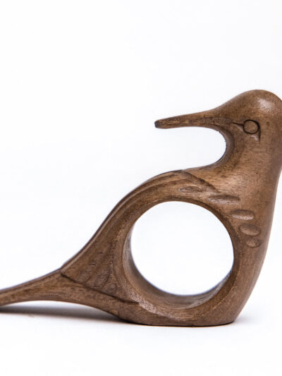 Serene Sparrow Tissue Holder | Handcrafted Wooden Tissue Box