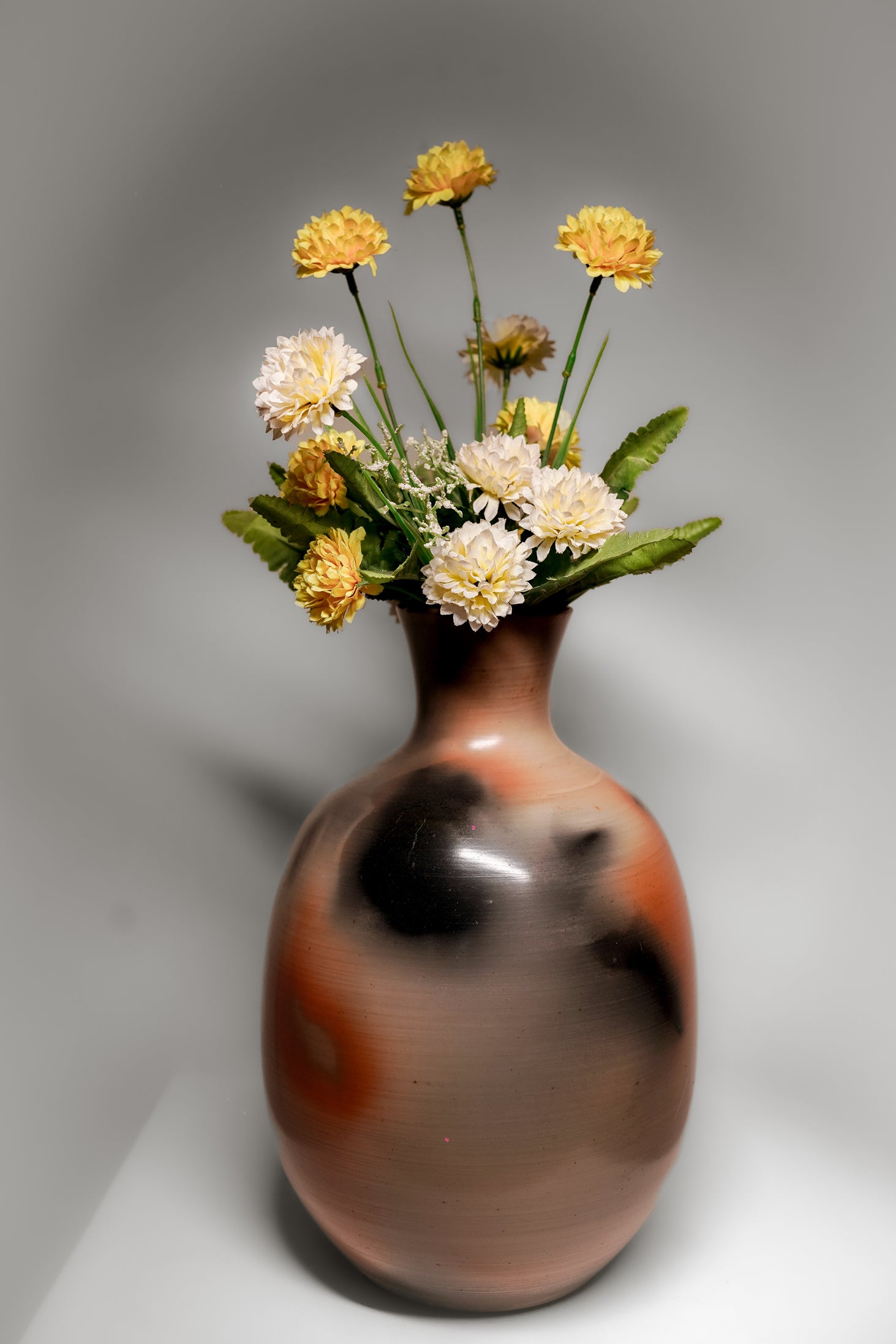 Eternal Flame Terracotta Vase