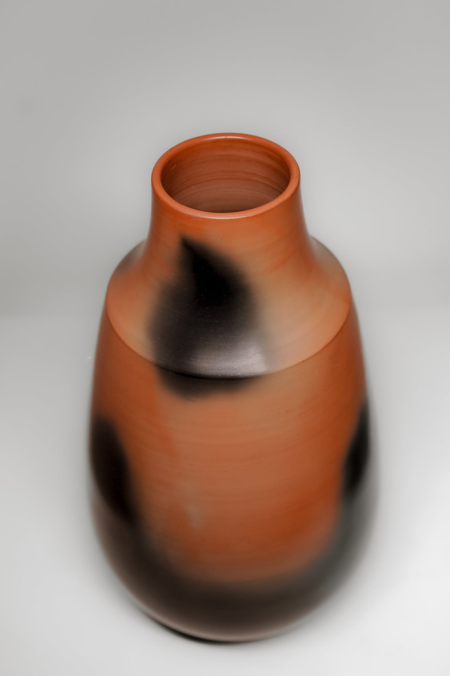 Ember Smoke Terracotta Vase