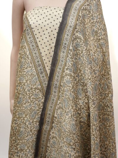 Traditional Gulmohar Ajrak | Handwoven Heritage Suit