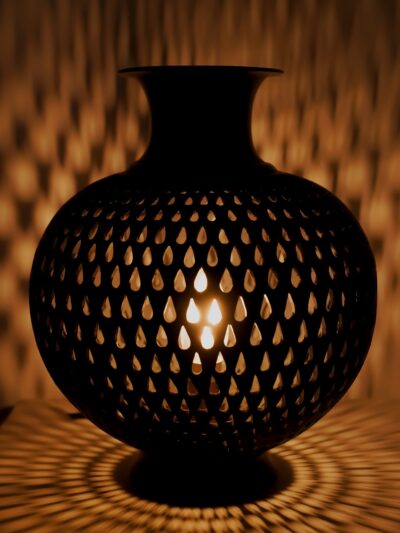 Terracotta Lota lamp