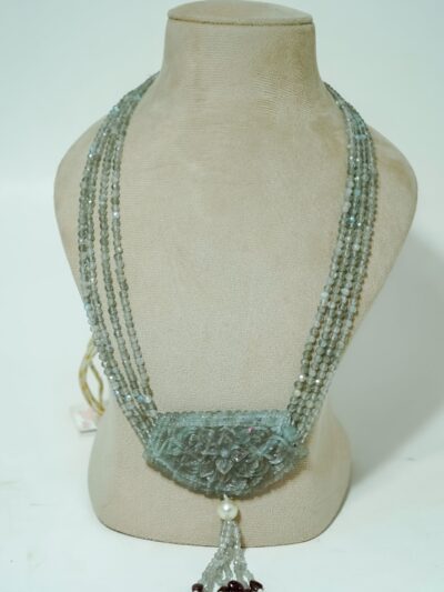 Royal Crest Jade Necklace – Bridal & Festive Statement Jewellry