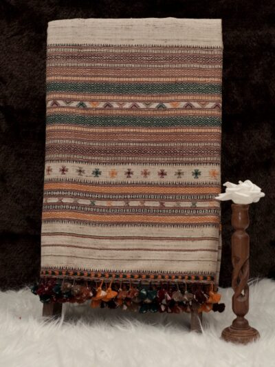 Desert Folk | Wool Handwoven Kutch Shawl