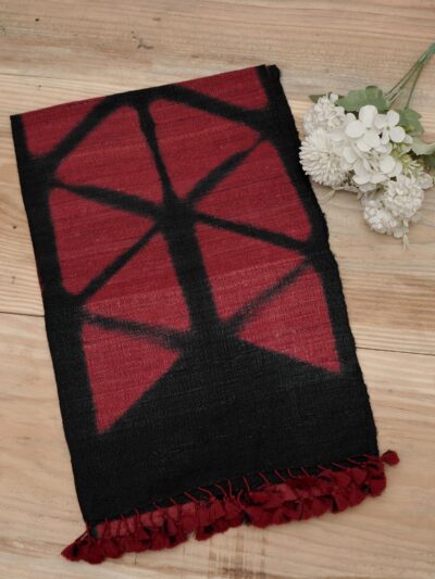 Garnet Eclipse Stall | Artisan Silk & Wool Kutch Handloom