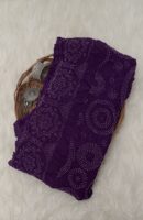 Purple Lotus Bandhani Saree – Traditional Hand-Tied Fabric