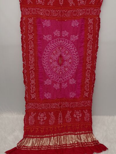 Rasmandal Dupatta | Handcrafted Bandhani Dupatta