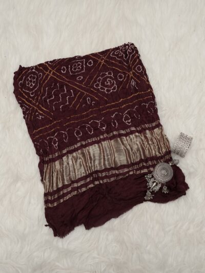 Abadal Dupatta | Handcrafted Bandhani Dupatta