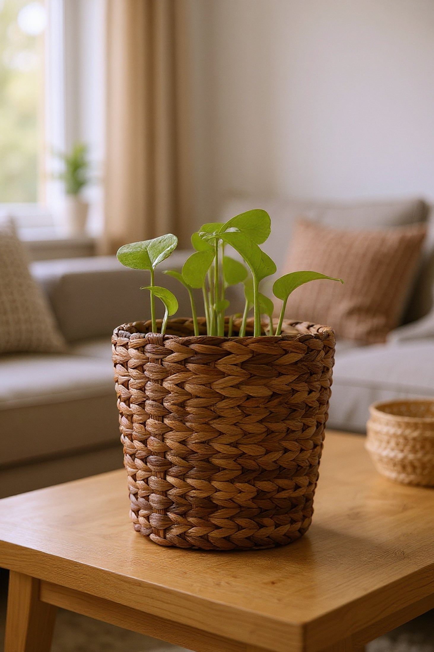 Leafhaven Nest | Handcrafted Wooden Decorative Bowl or Basket