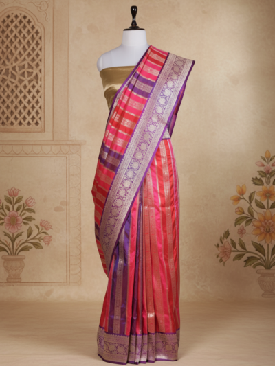 Rangriti Saree | Handwoven Banarasi Silk Saree