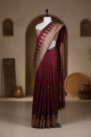 Zari Sitara Saree | Handwoven Banarasi Silk Saree