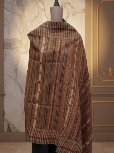 Sandstone Heritage | Wool Handwoven Kutch Shawl