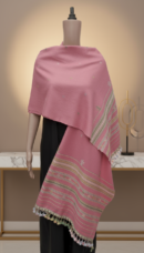 Blossom Jalbooti | Wool Handwoven Kutch Shawl