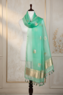 Narm Rang Dupatta | Handwoven Banarasi Silk Dupatta