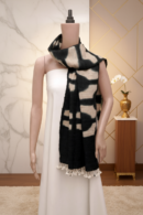 Midnight Clamp Dye | Handwoven Kutch Wool Stall