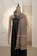 Earthen Echo Stole | Artisan Wool Handwoven Kutch Weaving