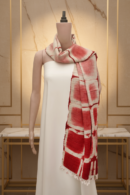 Grid of Ruby | Premium Handwoven Kutch Wool Stall