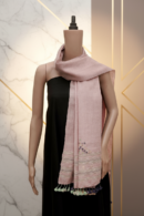 Misty Bloom | Wool Mirrorwork Handcrafted Kutch Stall